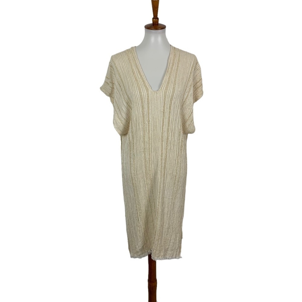 Do Everything In Love Cover Up Tunic One Size Ivory